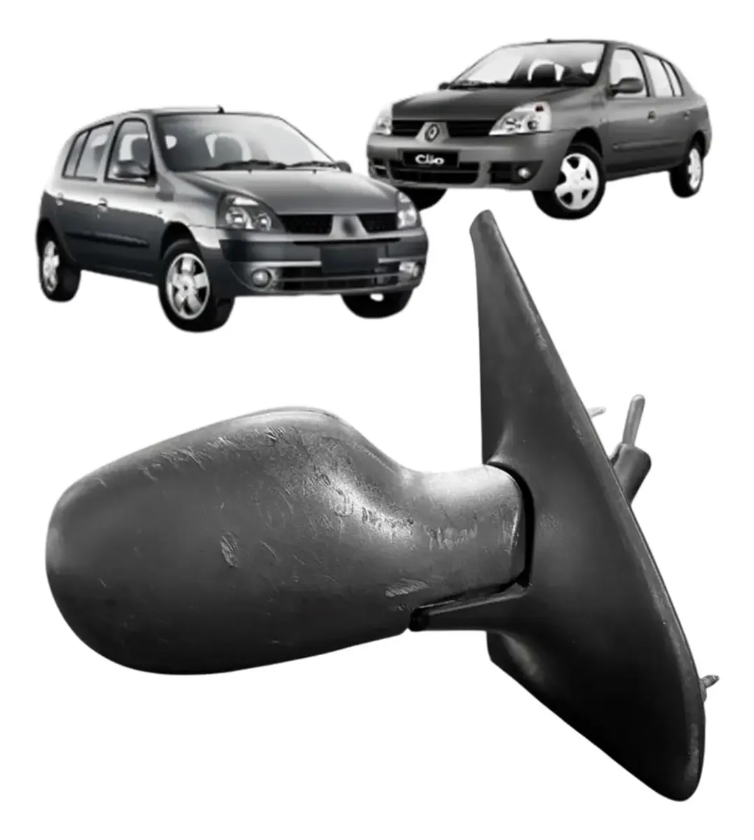 Espelho Retrovisor Renault Clio 2000 A 2012 Com Controle